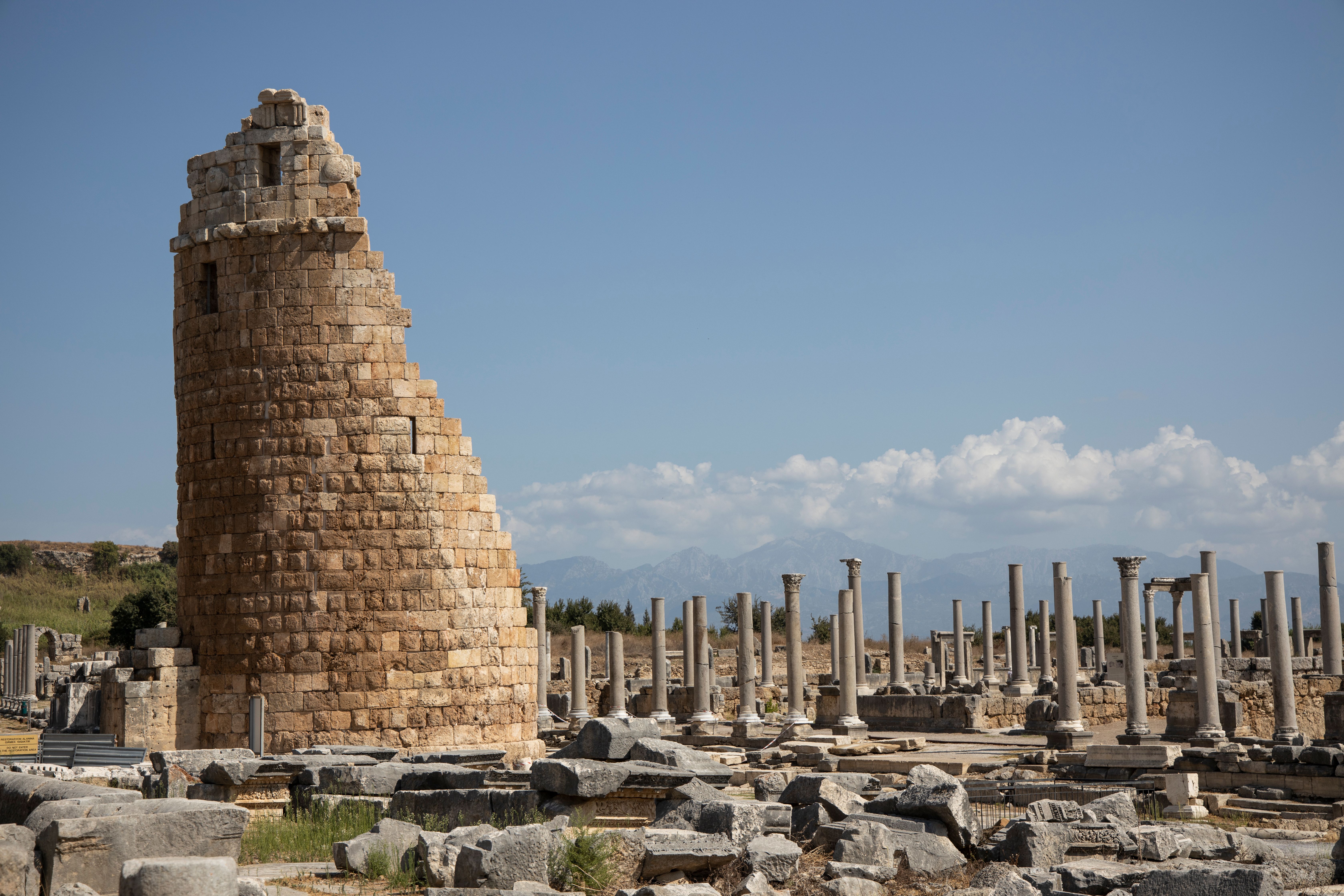 Perge Ancient City ruins Antalya