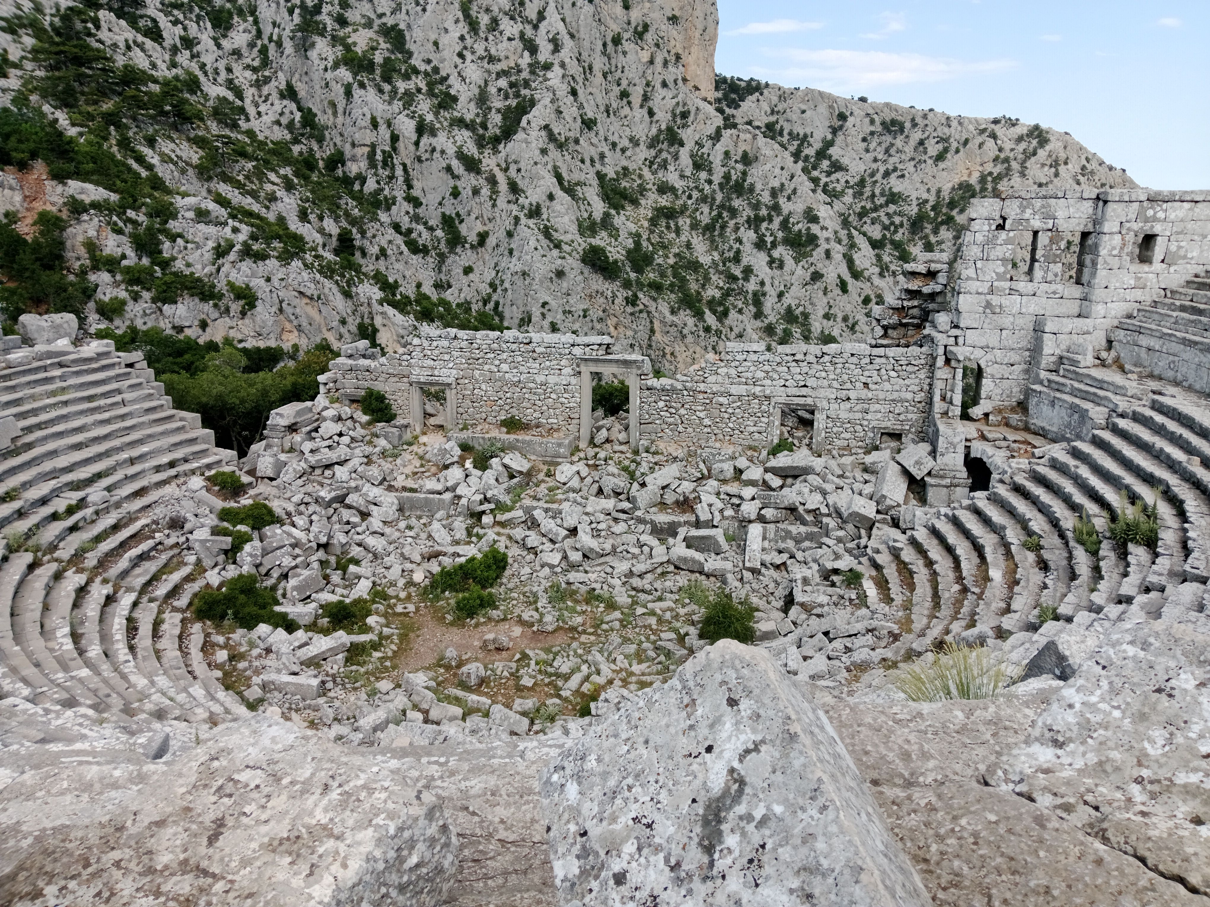 Termessos mountaintop ruins Antalya