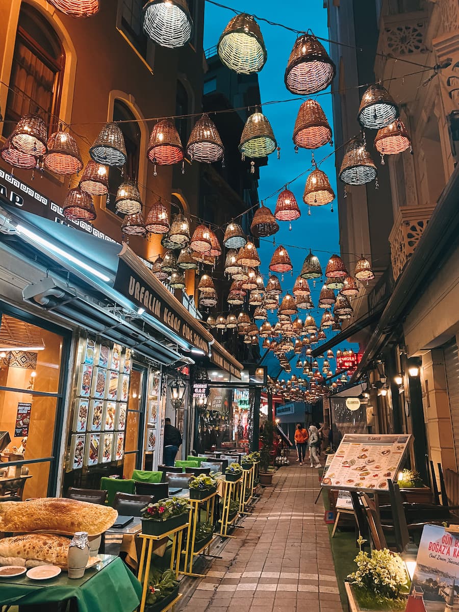 Kadikoy lit street Istanbul Asian side