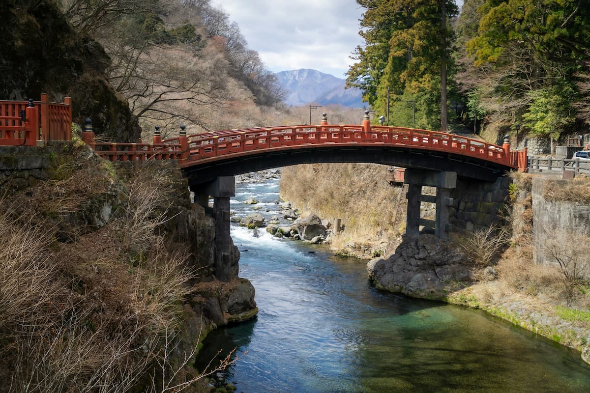Shinkyo Bridge in Nikko, Japan