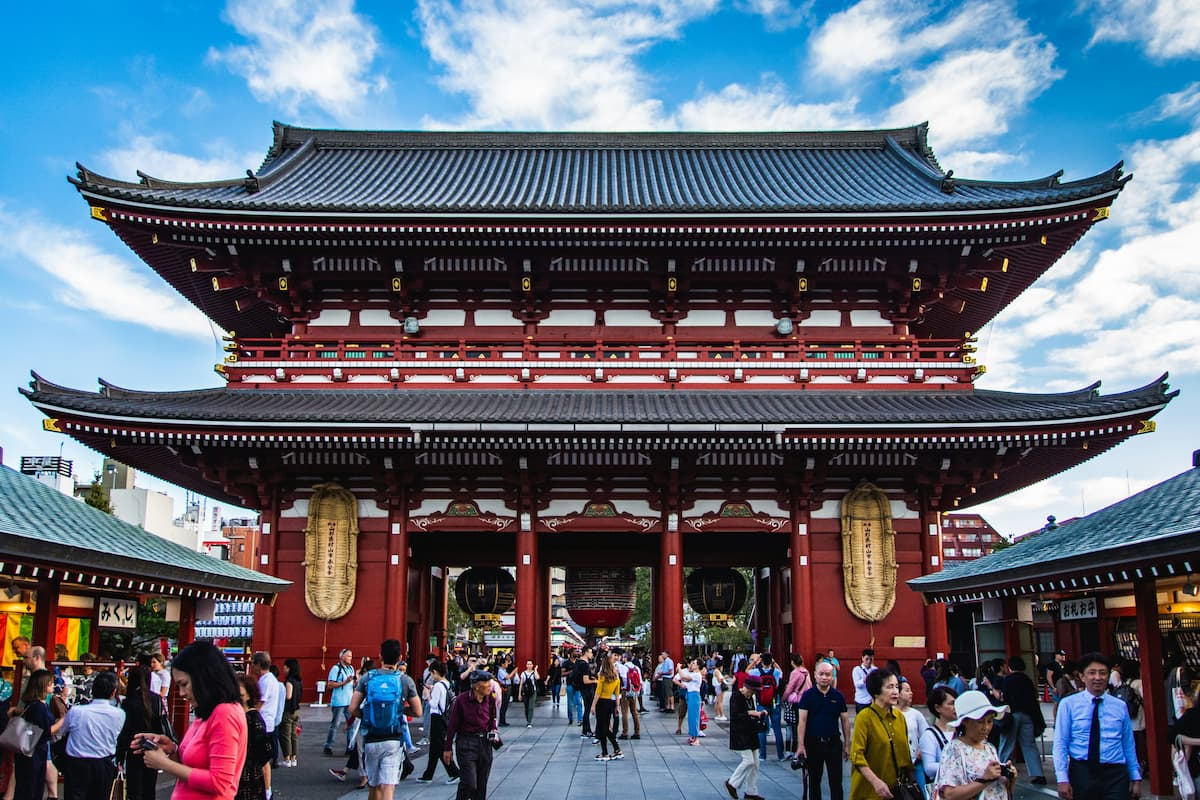 Kaminarimon Gate at Senso-ji Temple, Asakusa